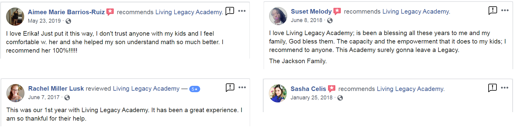 homeschool ratings 1