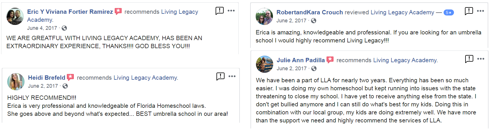 homeschool ratings 2